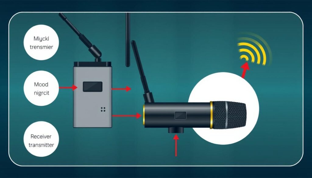 wireless microphone technology diagram