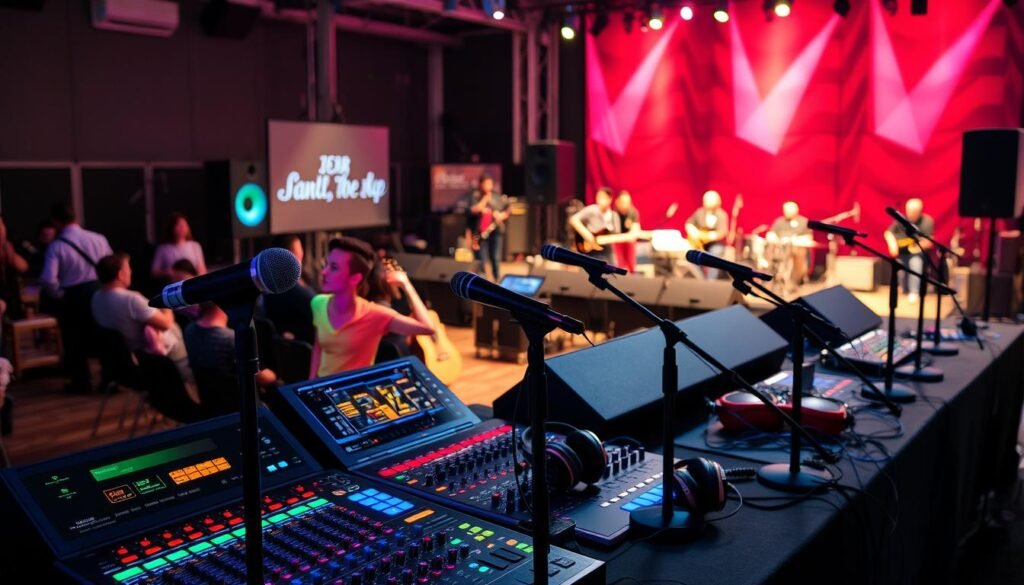 professional audio gear for live performances