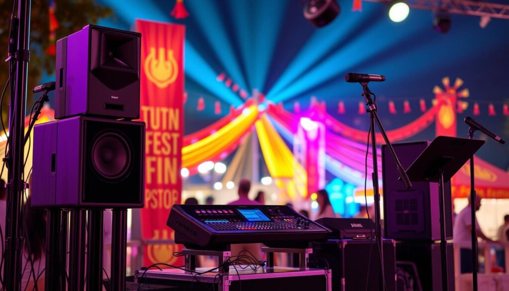 sound equipment for events