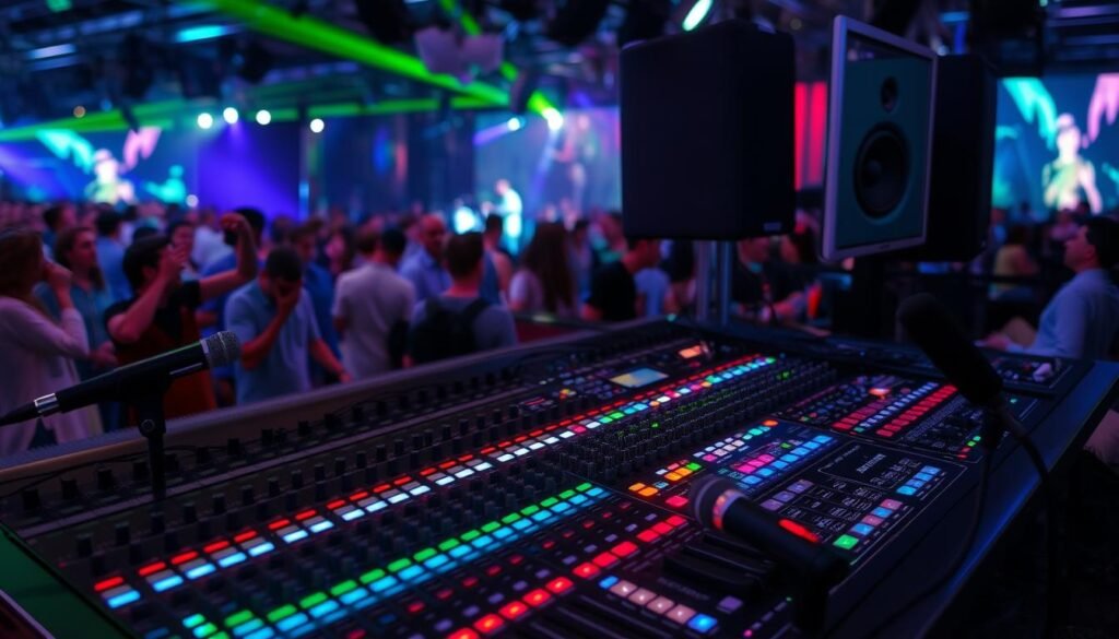 sound mixers for event audio management