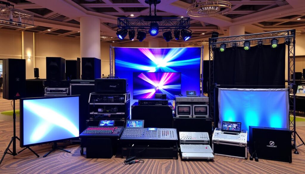 types of event production gear